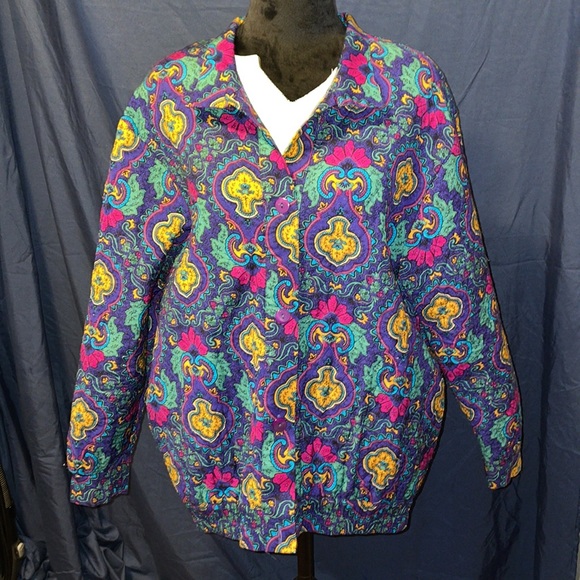 Bright Quilted jacket from That’s Me size 10/12. - Picture 8 of 9